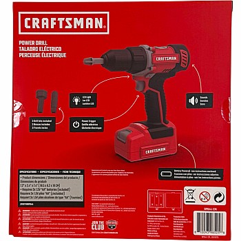 Craftsman Battery Operated Power Drill