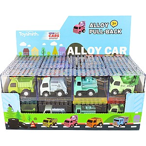 Alloy Alley Med. Vehicle in Building Block Box (assorted)