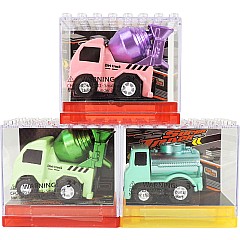 Alloy Alley Med. Vehicle in Building Block Box (assorted)