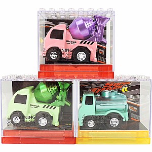 Alloy Alley Med. Vehicle in Building Block Box (assorted)
