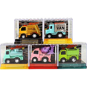 Alloy Alley Med. Vehicle in Building Block Box (assorted)