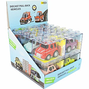 Alloy Alley Lrg. Car in Building Block Box (assorted)