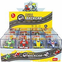 Alloy Alley Diecast P/B Racing Car in Clear Box (assorted)