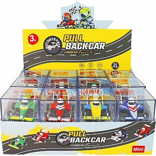 Alloy Alley Diecast P/B Racing Car in Clear Box (assorted)