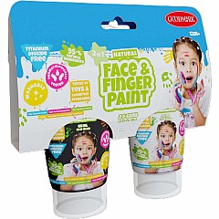 2.3oz Natural Face & Finger Paint 2-Pack (assorted)