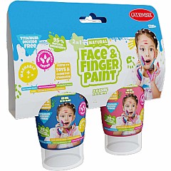 2.3oz Natural Face & Finger Paint 2-Pack (assorted)