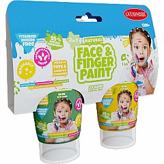 2.3oz Natural Face & Finger Paint 2-Pack (assorted)