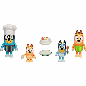 Bluey Family 4-Pack Figure Set (assorted)