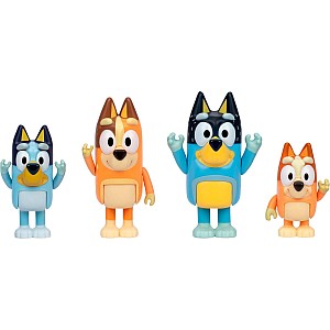 Bluey Family 4-Pack Figure Set (assorted)