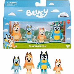 Bluey Family 4-Pack Figure Set (assorted)