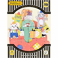 Santoro Pirouette Card: Birthday Cats
