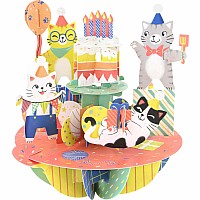 Santoro Pirouette Card: Birthday Cats
