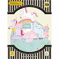 Santoro Pirouette Card: Birthday Unicorn