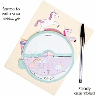 Santoro Pirouette Card: Birthday Unicorn