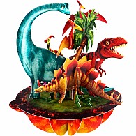 Santoro Pirouette Card: Jurassic Dinosaurs