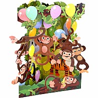 Santoro Swing Card: Monkey Party