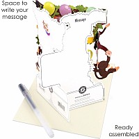Santoro Swing Card: Monkey Party