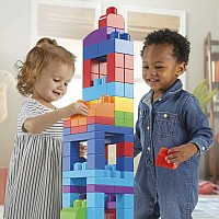 Mega Bloks First Builders Big Building Bag Blue 