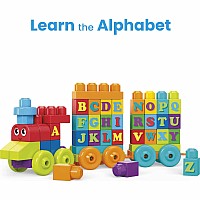 Mega Bloks Building Basics ABC Learning Train 