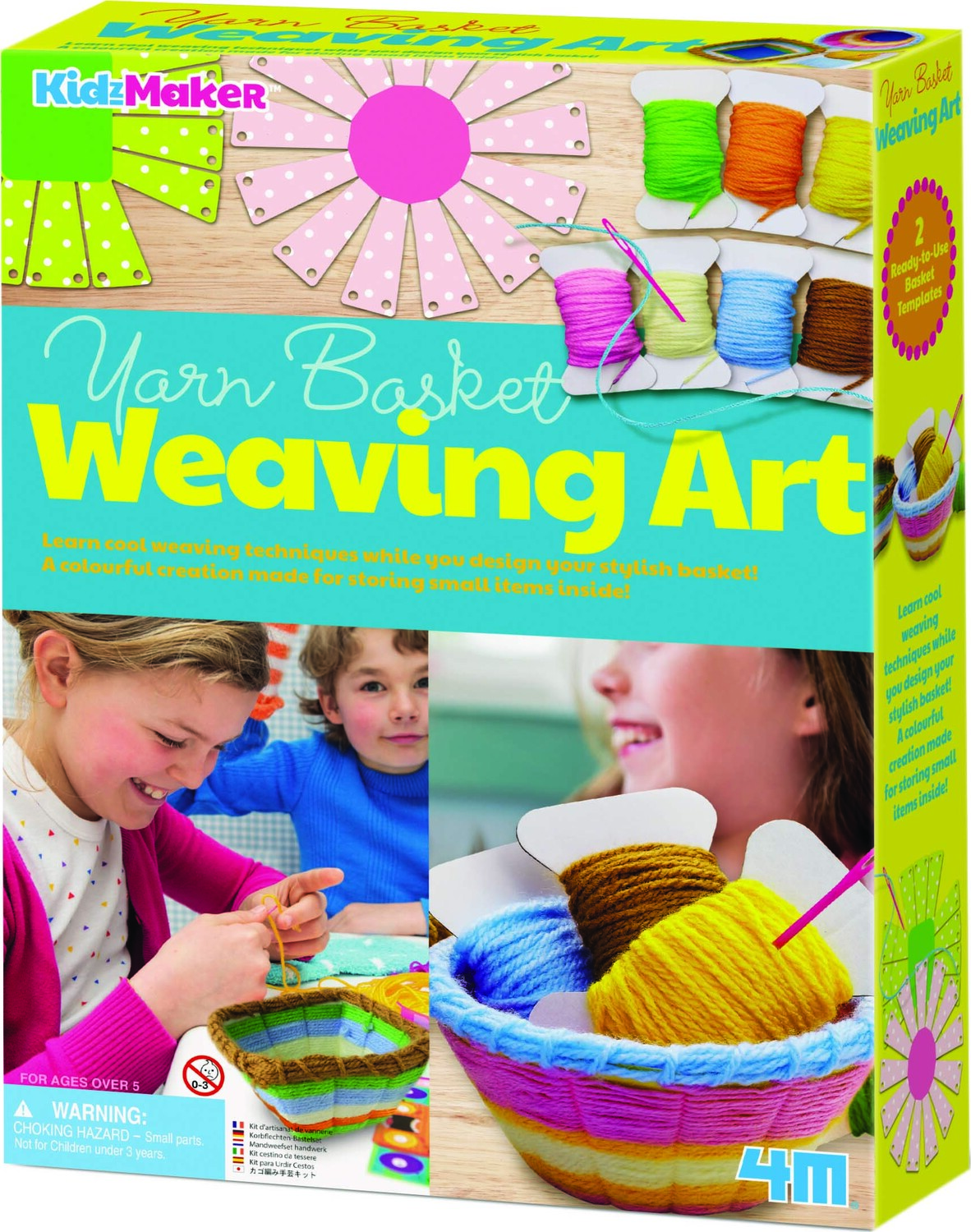 Yarn Basket Weaving Art - Mr. Mopps' Toy Shop