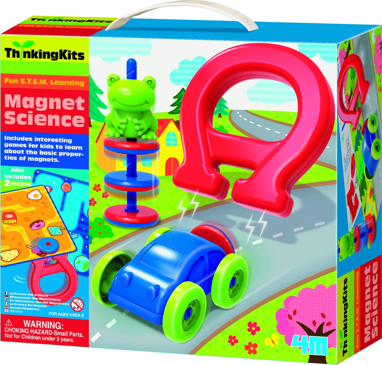 KIDS SCIENCE MAGNETS SET OF 2 COLORFUL EDUCATIONAL TOYS MAGNET FUN 