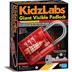 4M KidzLabs Giant Visible Padlock 