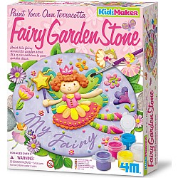 4M KidzMaker Paint Your Own Fairy Garden Stone 