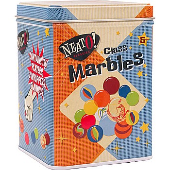 Marbles In Tin Box