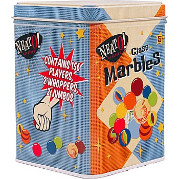 Marbles In Tin Box