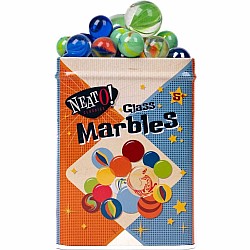 Marbles In Tin Box