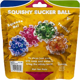 Squishy Sucker Ball (Assorted)