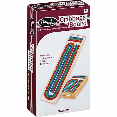 Triple Track Folding Cribbage Board 