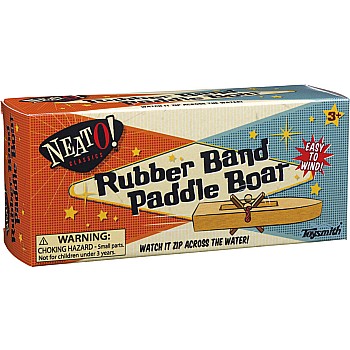 RUBBER BAND PADDLE BOAT