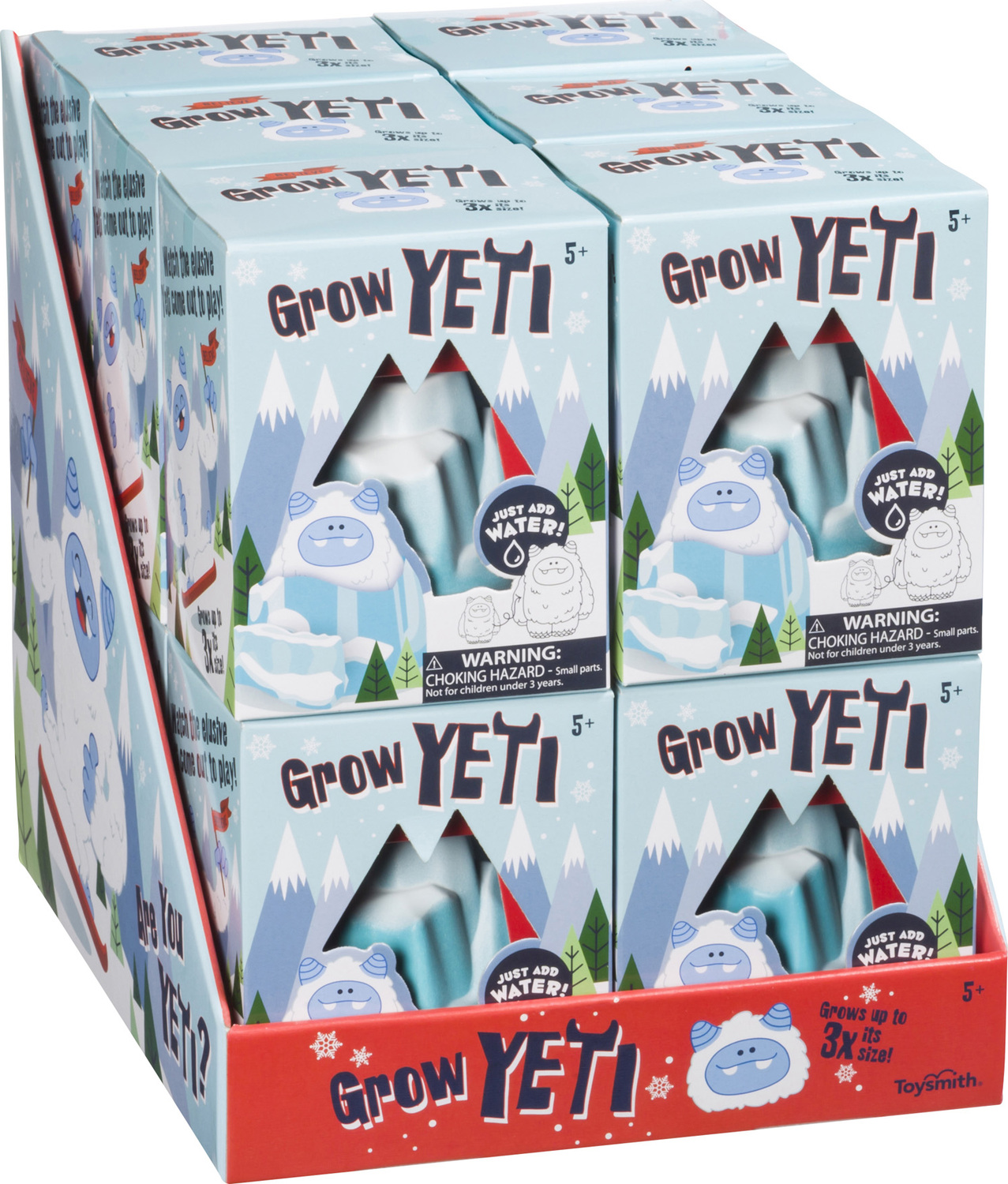 Toysmith Hatchin' Grow Yeti, Just Add Water, Fun DIY Kit, 6913 Small