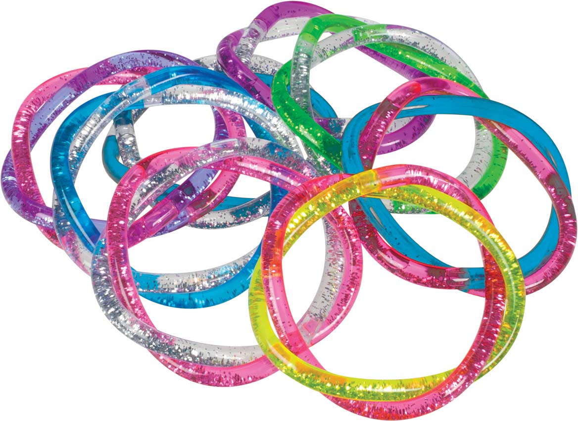 Glitter Water Bracelets