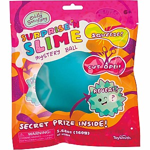 Oddly Satisfying Surprise 'n Slime Mystery Ball (Assorted Colors)