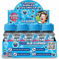 BubbleLick Sour Blue Raspberry Bubbles