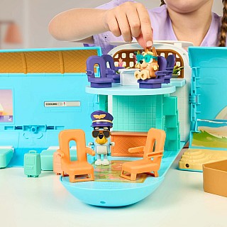 Bluey S11 3-In-1 Airplane Boat Hotel