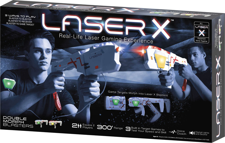 Laser X Double Morph Blasters - Cheeky Monkey Toys