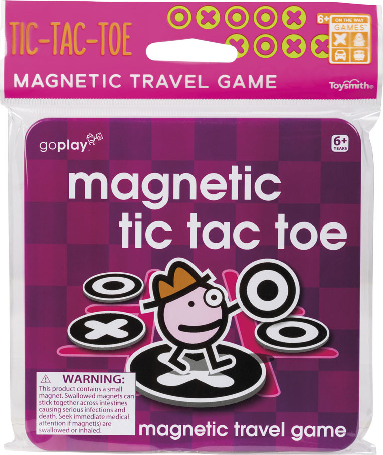 Jeu magnétique - Tic Tac Toe + Lance-Tac-Toe