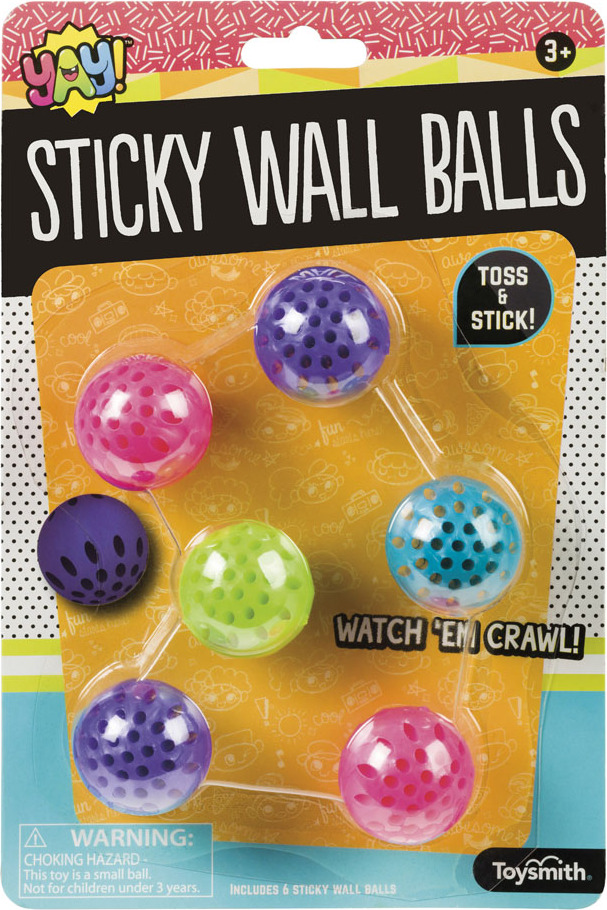 LEOP Sticky Balls,4 piezas sticky Wall Balls for Ceiling Stick to the Wall and Slo 