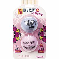 Namastay Stressed Stress ball squishy pack of 2