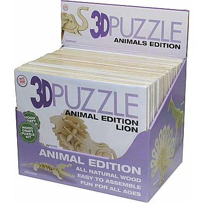 3D PUZZLE ANIMALS
