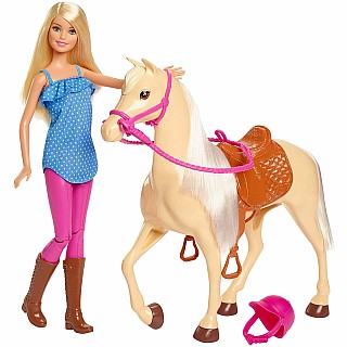 Mattel DP Barbie Doll and Horse