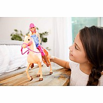 Mattel DP Barbie Doll and Horse