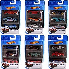 Mattel DP Hot Wheels 3pk. Die Cast Cars ( one pack per order)