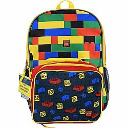 Lego 16" Backpack with Lunch Bag