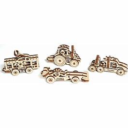 Ugears U-Fidgets Vehicles (4 Pcs)