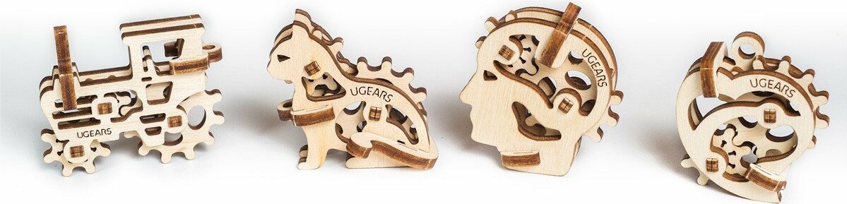 Ugears U-Fidgets Tribiks (4 Pcs)