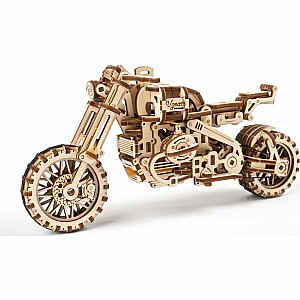 Ugears Motorcycle Scrambler Ugr-10 With Sidecar